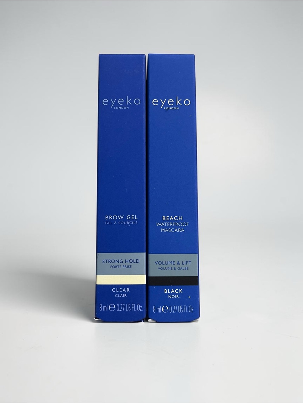 Eyeko Brow Gel Clear + Beach Waterproof Mascara Black Bundle New In Box
